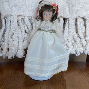 Porcelain doll ornament